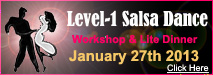 Salsa Dance Workshop and Dinner