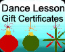 dance lesson gift certificates