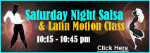 saturday salsa class